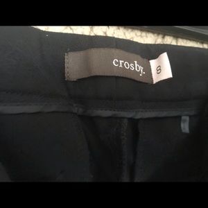 Black Crosby Capri Dress Pants